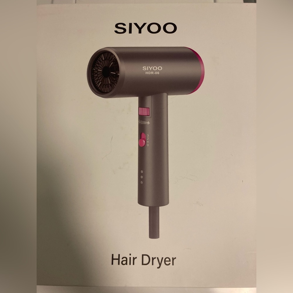 SIYOO Hair Dryer with Diffuser (NEW)